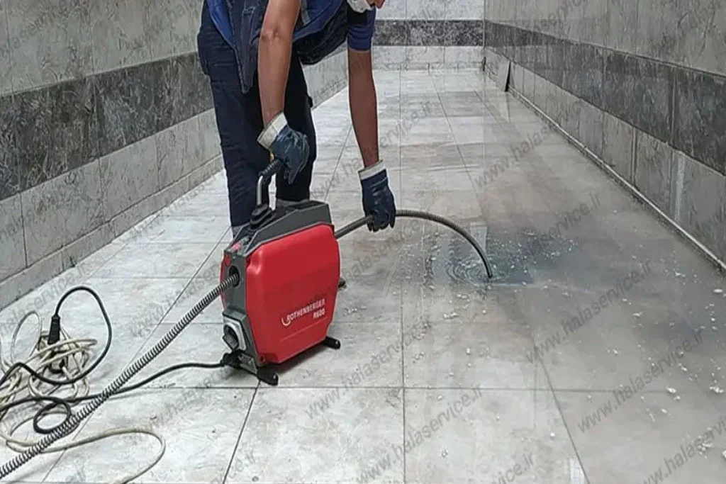 رفع گرفتگی لوله پارکینگ تهران